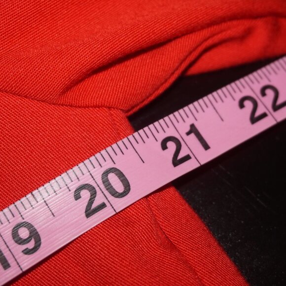 Vintage 80s Red Oversized Boyfriend Blazer - Picture 5 of 6